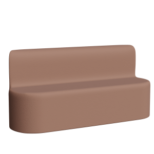Abecca Anti Ligature Armadillo Limbershield 3 seater Couch AR20 Pantone 17 1230TCX