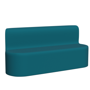 Abecca Anti Ligature Armadillo Limbershield 3 seater Couch AR20 Pantone 3155