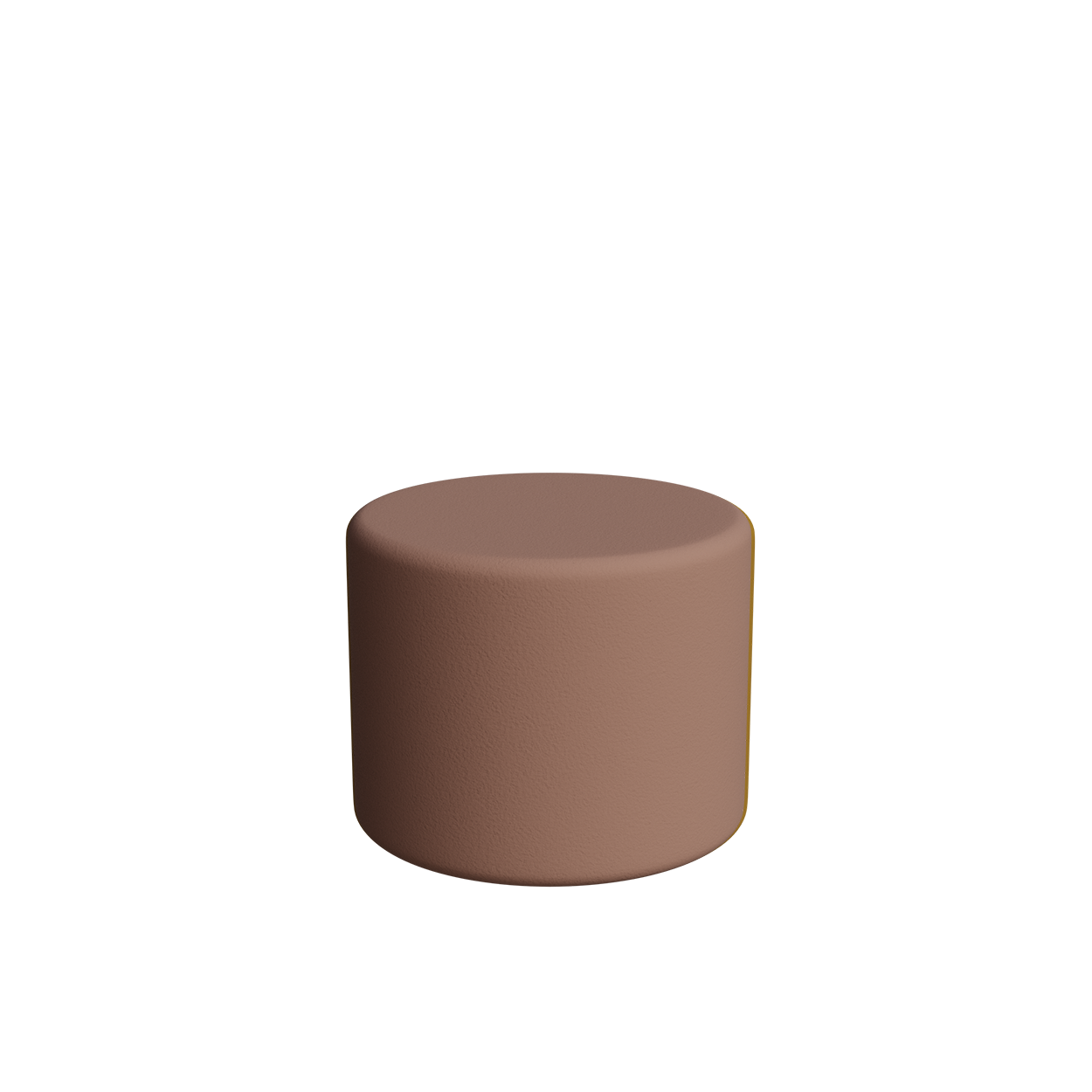 Abecca Anti Ligature Armadillo Limbershield 600mm Round Ottoman AR101 Pantone 17 1230TCX