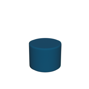 Abecca Anti Ligature Armadillo Limbershield 600mm Round Ottoman AR101 Pantone 30253