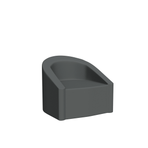 Abecca Anti Ligature Armadillo Limbershield Barrel Chair AR31 Pantone 425