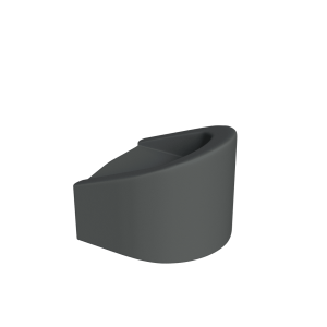 Abecca Anti Ligature Armadillo Limbershield Barrel Chair AR31 Pantone 4252