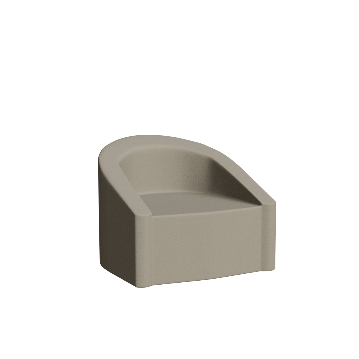 Abecca Anti Ligature Armadillo Limbershield Barrel Chair AR31 Pantone Warm Grey 5 CP