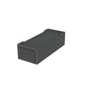Abecca Anti Ligature Armadillo Limbershield Bed Base AB01 Pantone 4251
