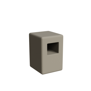 Abecca Anti Ligature Armadillo Limbershield Bedside AR97 Pantone Warm Grey 5 CP