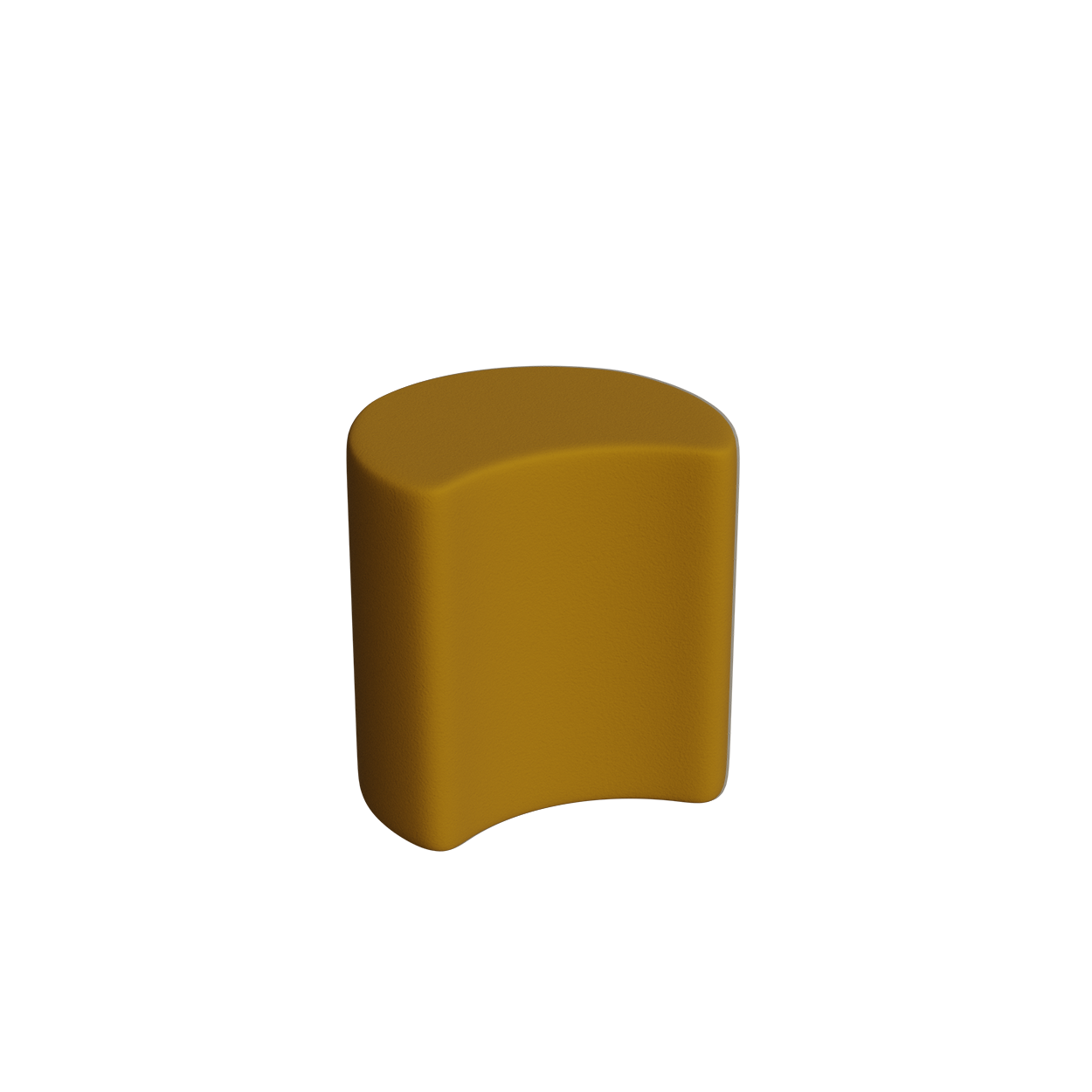Abecca Anti Ligature Armadillo Limbershield Crescent Ottoman AR111 Pantone 132