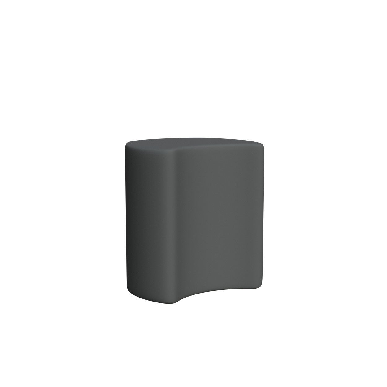 Abecca Anti Ligature Armadillo Limbershield Crescent Ottoman AR111 Pantone 425