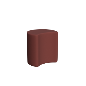 Abecca Anti Ligature Armadillo Limbershield Crescent Ottoman AR111 Pantone 499