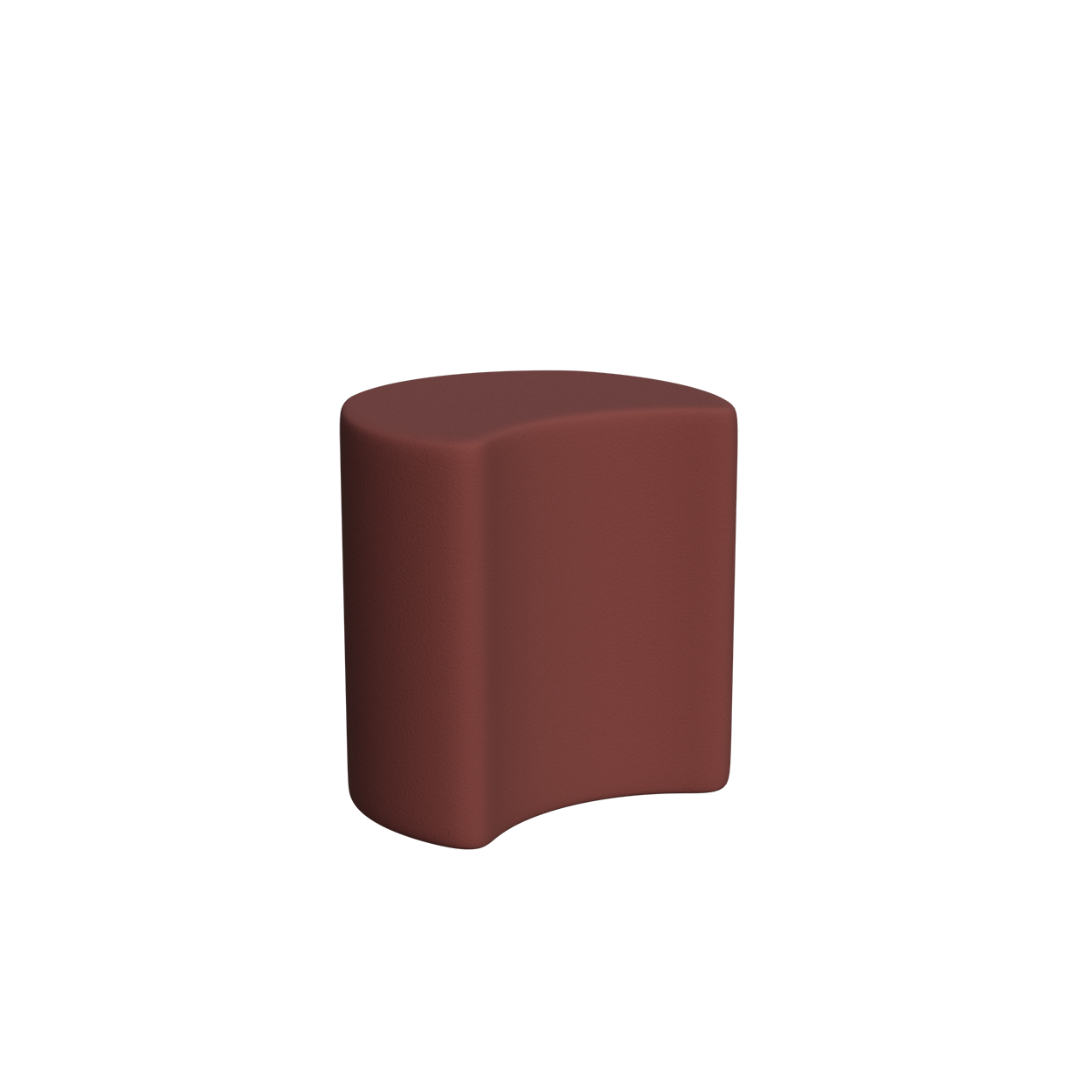 Abecca Anti Ligature Armadillo Limbershield Crescent Ottoman AR111 Pantone 499