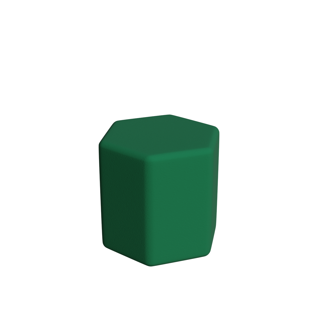 Abecca Anti Ligature Armadillo Limbershield Hexagon Ottoman AR110 Pantone 349