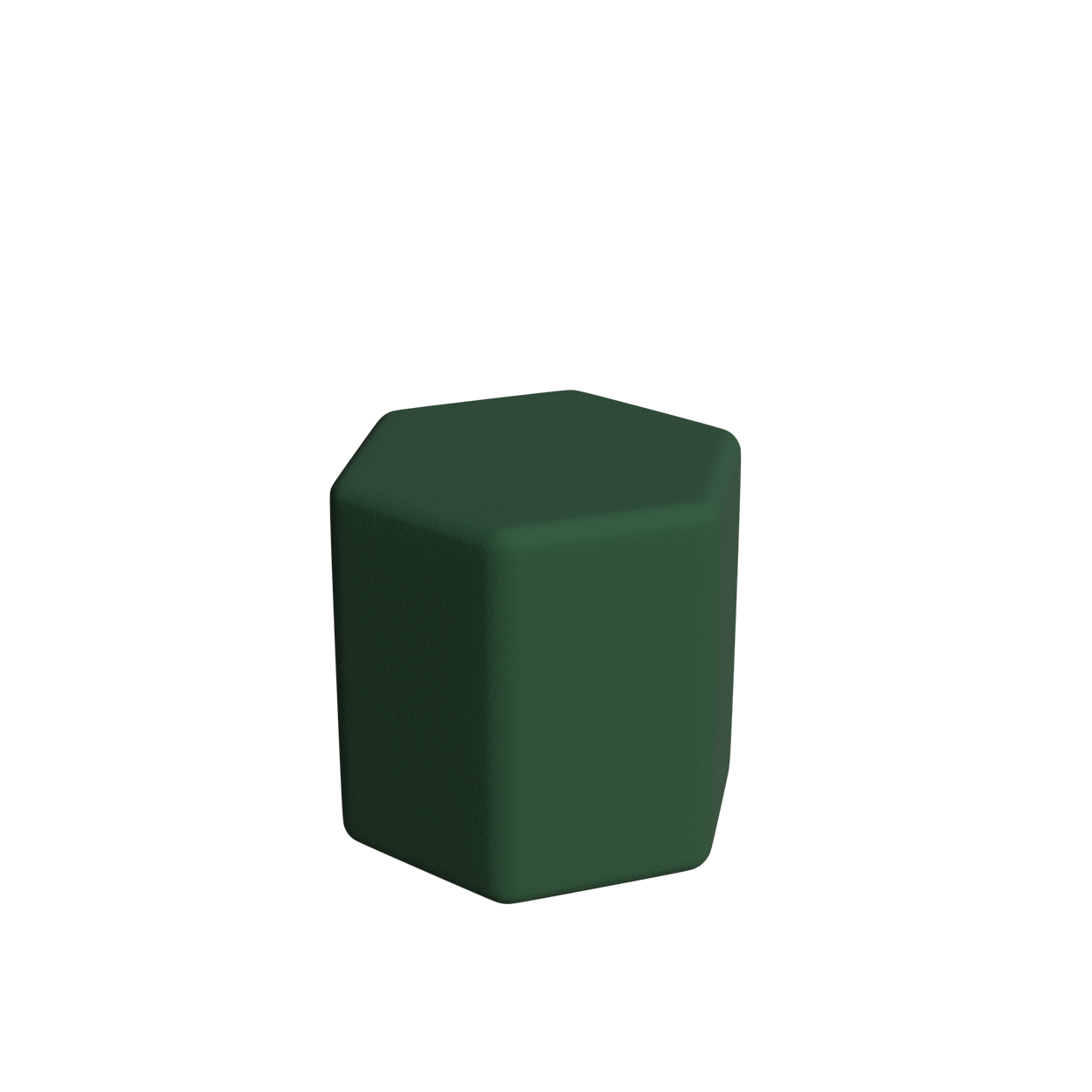 Abecca Anti Ligature Armadillo Limbershield Hexagon Ottoman AR110 Pantone 350