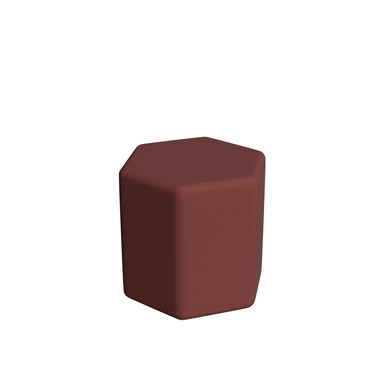 Abecca Anti Ligature Armadillo Limbershield Hexagon Ottoman AR110 Pantone 499