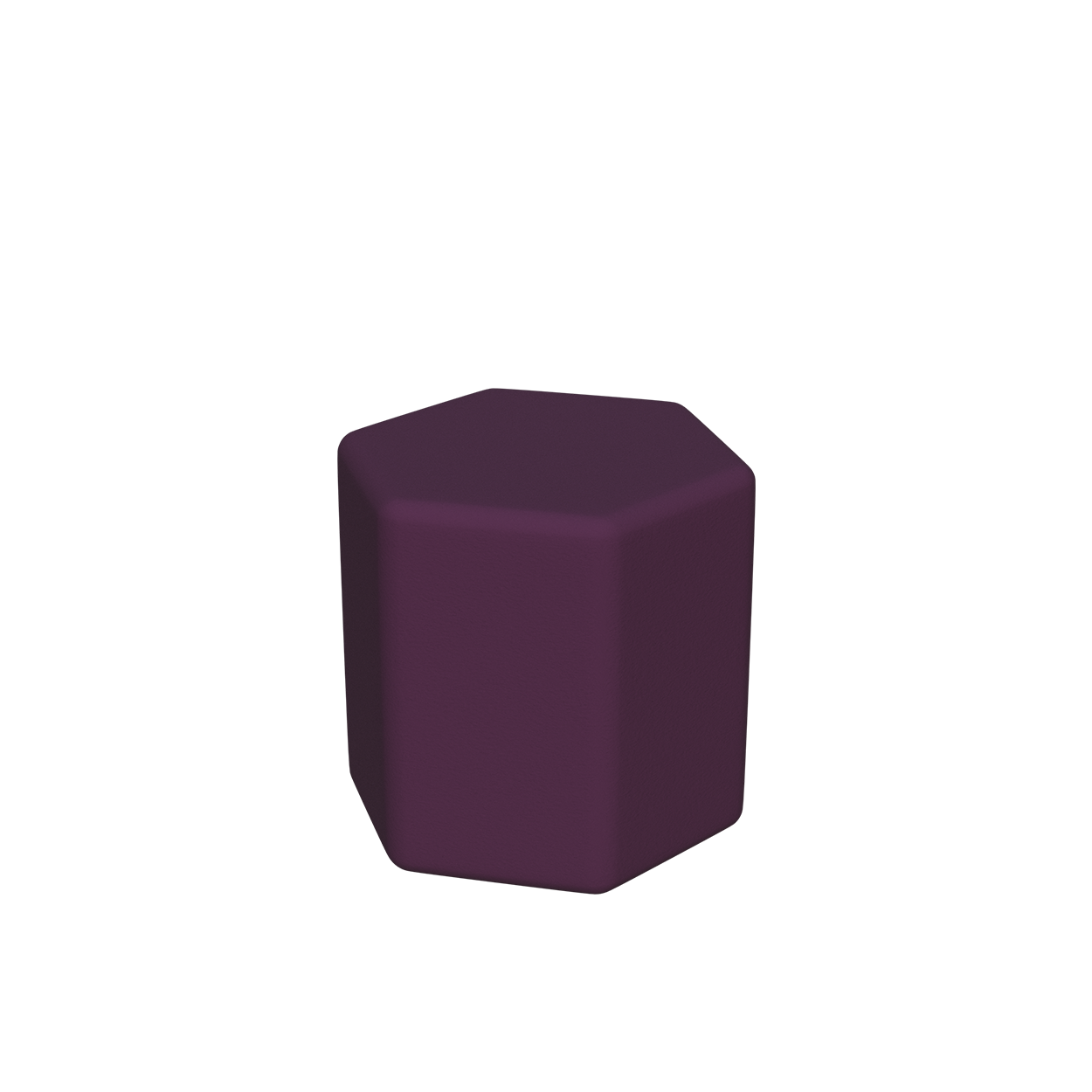Abecca Anti Ligature Armadillo Limbershield Hexagon Ottoman AR110 Pantone 518