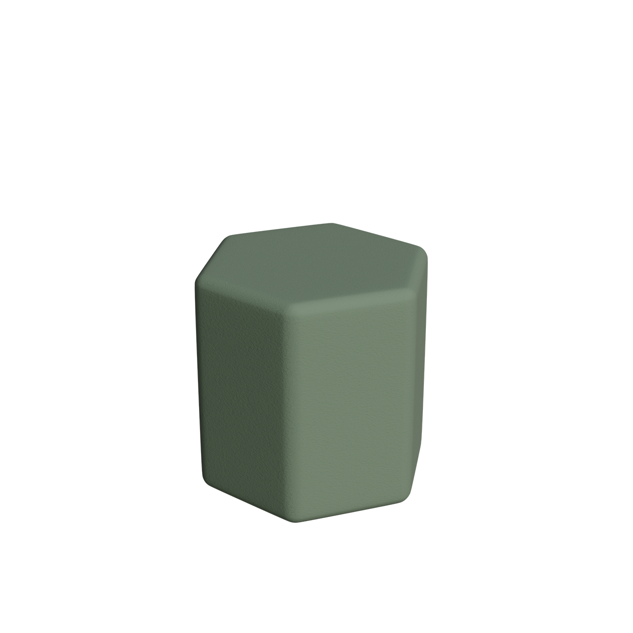 Abecca Anti Ligature Armadillo Limbershield Hexagon Ottoman AR110 Pantone 5625
