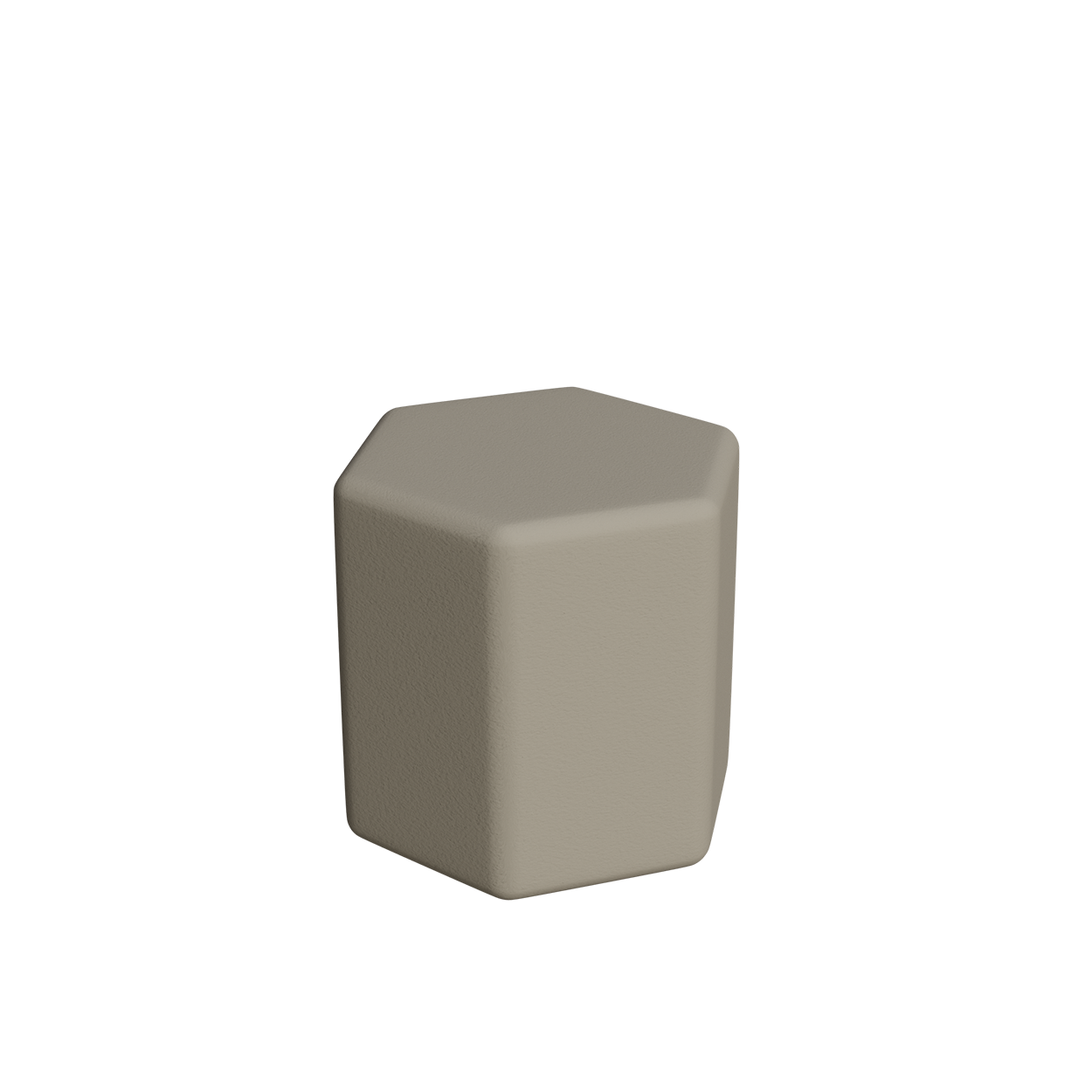 Abecca Anti Ligature Armadillo Limbershield Hexagon Ottoman AR110 Pantone Warm Grey 5 CP