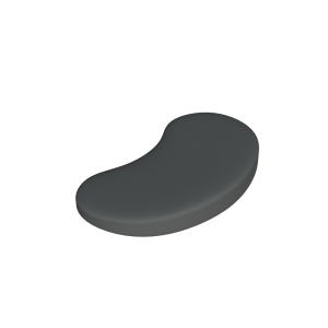 Abecca Anti Ligature Armadillo Limbershield Lap Table AR96 Pantone 425