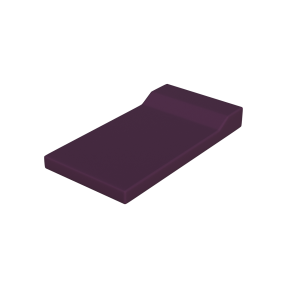 Abecca Anti Ligature Armadillo Limbershield Mattress 150 wide with pillow AM01WP Pantone 518 1