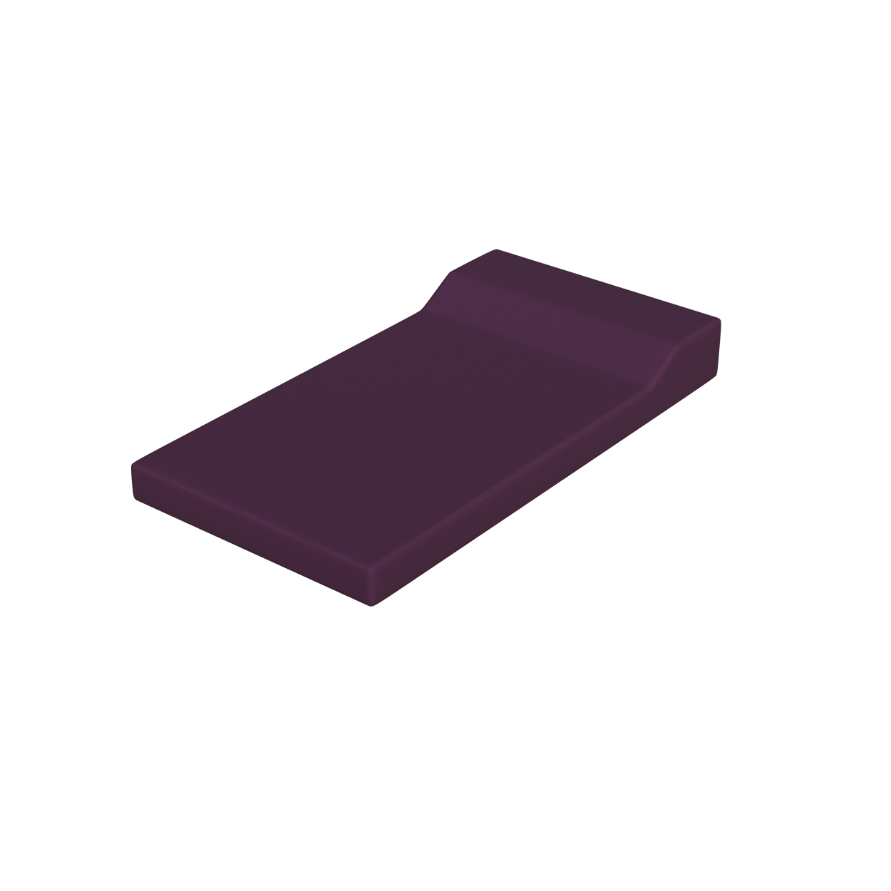 Abecca Anti Ligature Armadillo Limbershield Mattress 150 wide with pillow AM01WP Pantone 518 1