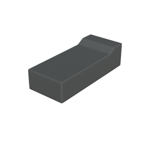 Abecca Anti Ligature Armadillo Limbershield Mattress 450 with pillow AM03P Pantone 4251