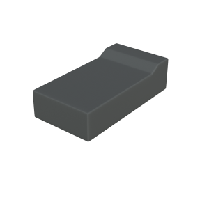 Abecca Anti Ligature Armadillo Limbershield Mattress 450 with pillow AM03WP Pantone 4251