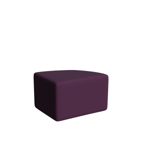 Abecca Anti Ligature Armadillo Limbershield Quarter Coffee Table AR94 Pantone 518
