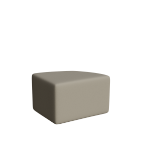 Abecca Anti Ligature Armadillo Limbershield Quarter Coffee Table AR94 Pantone Warm Grey 5 CP