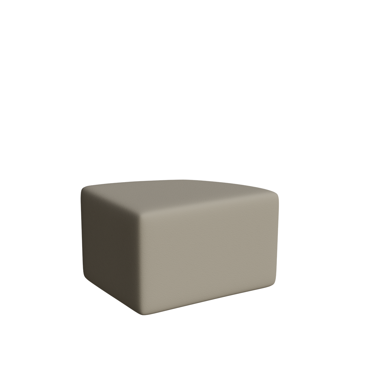 Abecca Anti Ligature Armadillo Limbershield Quarter Coffee Table AR94 Pantone Warm Grey 5 CP