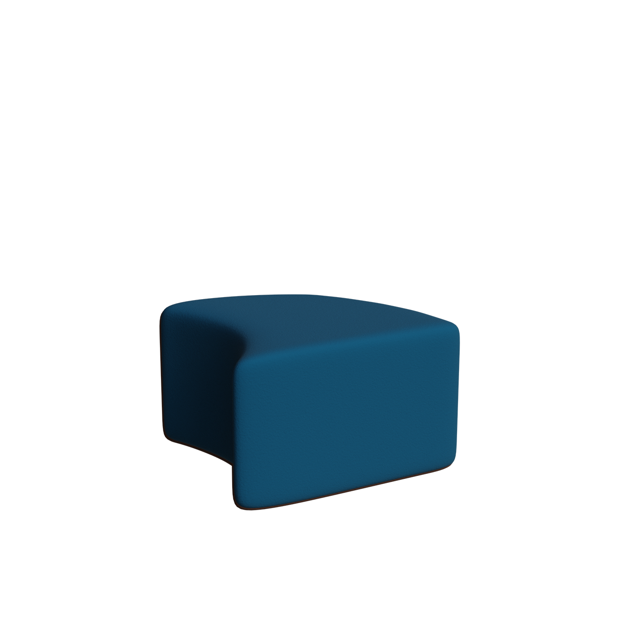 Abecca Anti Ligature Armadillo Limbershield Quarter Rounded Coffee Table AR95 Pantone 3025