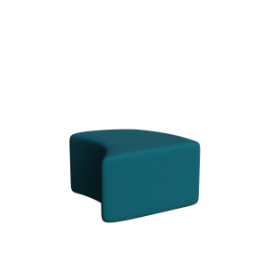 Abecca Anti Ligature Armadillo Limbershield Quarter Rounded Coffee Table AR95 Pantone 3155