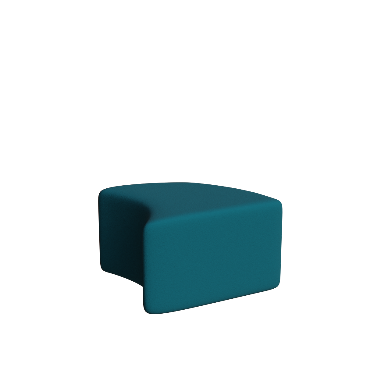 Abecca Anti Ligature Armadillo Limbershield Quarter Rounded Coffee Table AR95 Pantone 3155