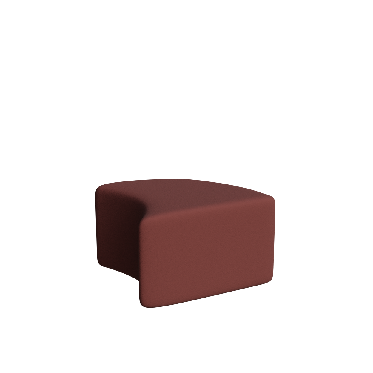 Abecca Anti Ligature Armadillo Limbershield Quarter Rounded Coffee Table AR95 Pantone 499