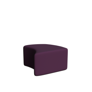 Abecca Anti Ligature Armadillo Limbershield Quarter Rounded Coffee Table AR95 Pantone 518