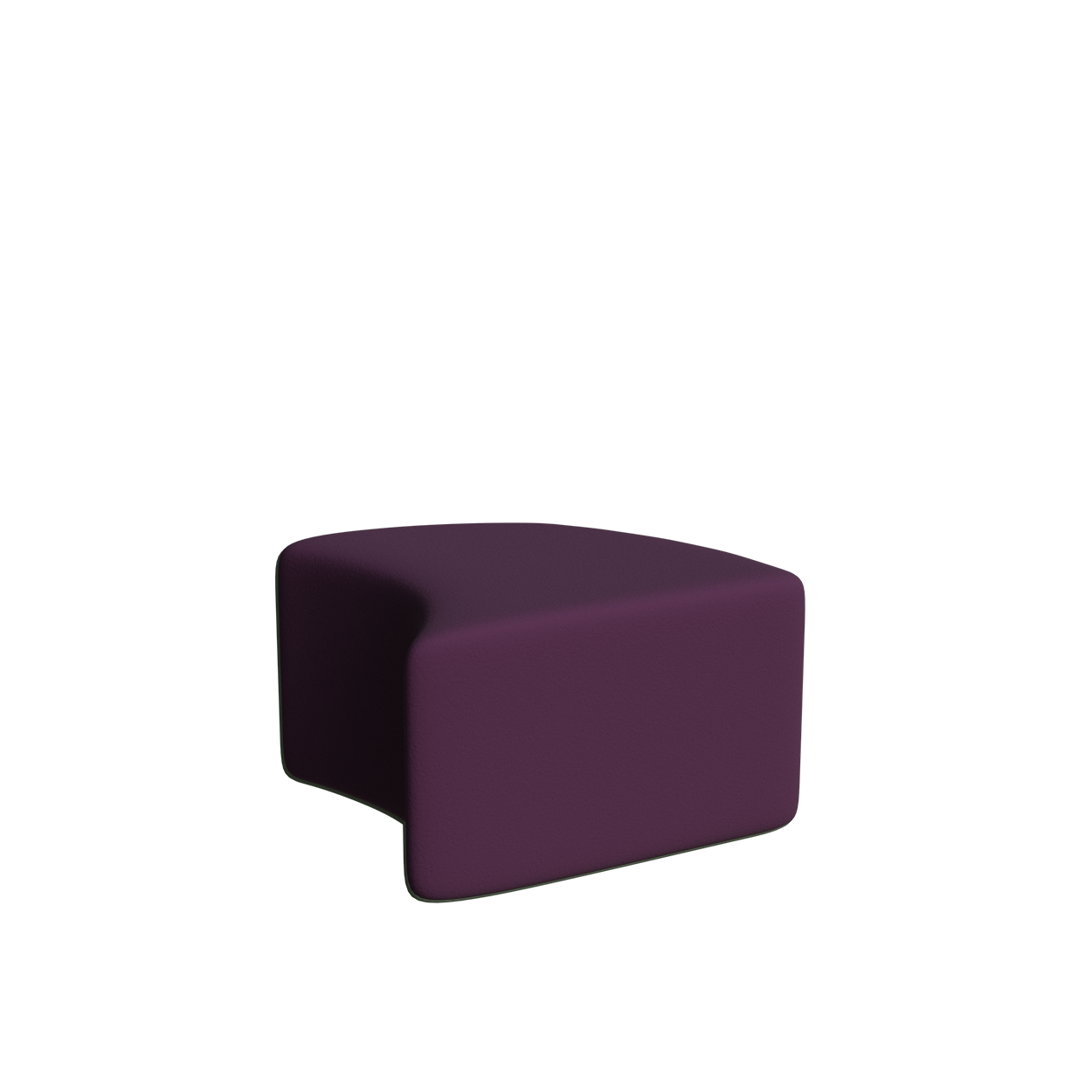 Abecca Anti Ligature Armadillo Limbershield Quarter Rounded Coffee Table AR95 Pantone 518
