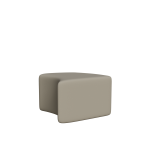 Abecca Anti Ligature Armadillo Limbershield Quarter Rounded Coffee Table AR95 Pantone Warm Grey 5 CP