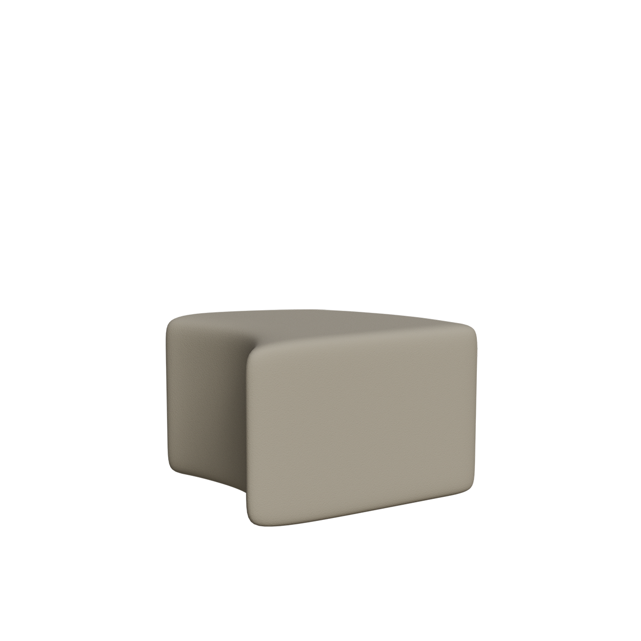 Abecca Anti Ligature Armadillo Limbershield Quarter Rounded Coffee Table AR95 Pantone Warm Grey 5 CP
