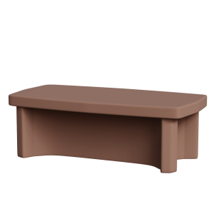 Abecca Anti Ligature Armadillo Limbershield Rectangle Dining Table AR84 Mocha Mousse