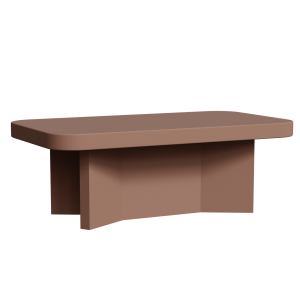 Abecca Anti Ligature Armadillo Limbershield Rectangle Dining Table AR84 Pantone 17 1230TCX