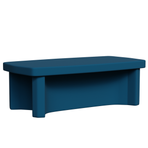 Abecca Anti Ligature Armadillo Limbershield Rectangle Dining Table AR84 Pantone 3025 1