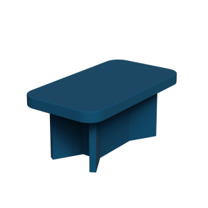 Abecca Anti Ligature Armadillo Limbershield Rectangle Dining Table AR84 Pantone 30252