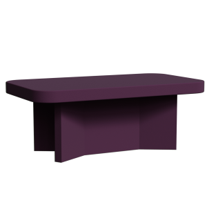 Abecca Anti Ligature Armadillo Limbershield Rectangle Dining Table AR84 Pantone 518