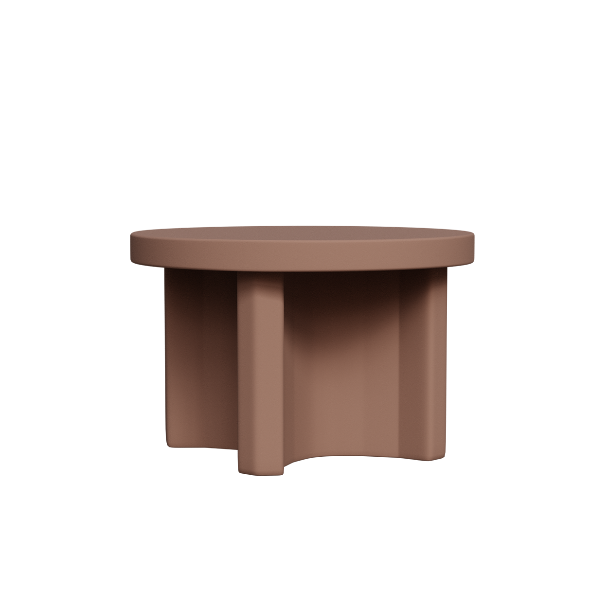 Abecca Anti Ligature Armadillo Limbershield Round Dining Table AR80 Mocha Mousse