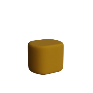 Abecca Anti Ligature Armadillo Limbershield Rounded Ottoman AR103 Pantone 132