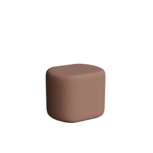 Abecca Anti Ligature Armadillo Limbershield Rounded Ottoman AR103 Pantone 17 1230TCX