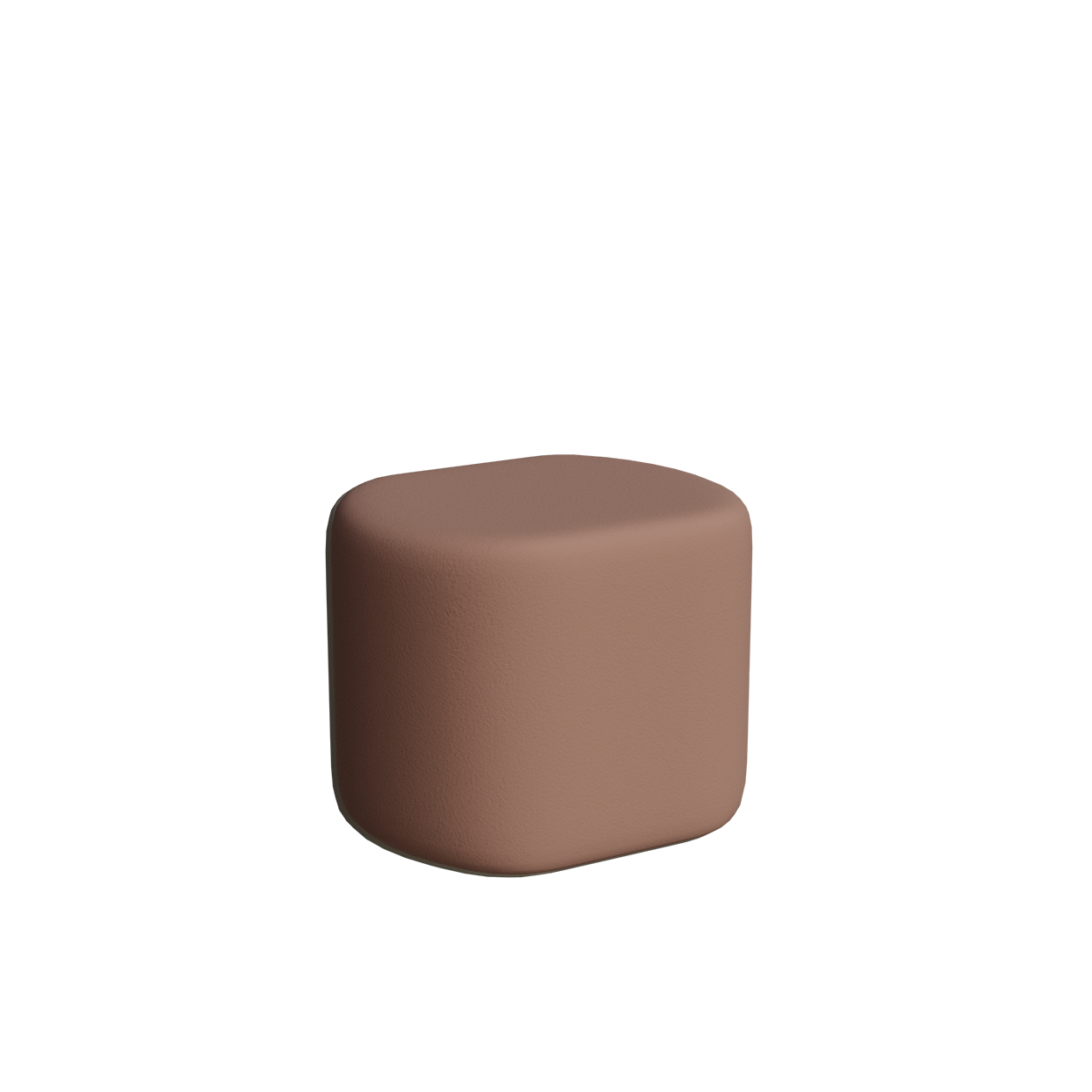 Abecca Anti Ligature Armadillo Limbershield Rounded Ottoman AR103 Pantone 17 1230TCX