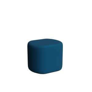 Abecca Anti Ligature Armadillo Limbershield Rounded Ottoman AR103 Pantone 3025