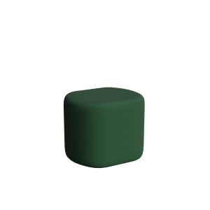 Abecca Anti Ligature Armadillo Limbershield Rounded Ottoman AR103 Pantone 350