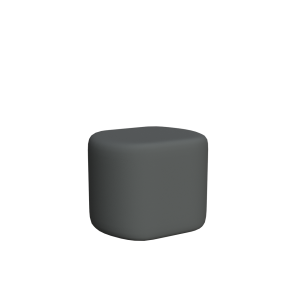Abecca Anti Ligature Armadillo Limbershield Rounded Ottoman AR103 Pantone 425