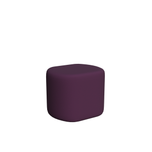 Abecca Anti Ligature Armadillo Limbershield Rounded Ottoman AR103 Pantone 518