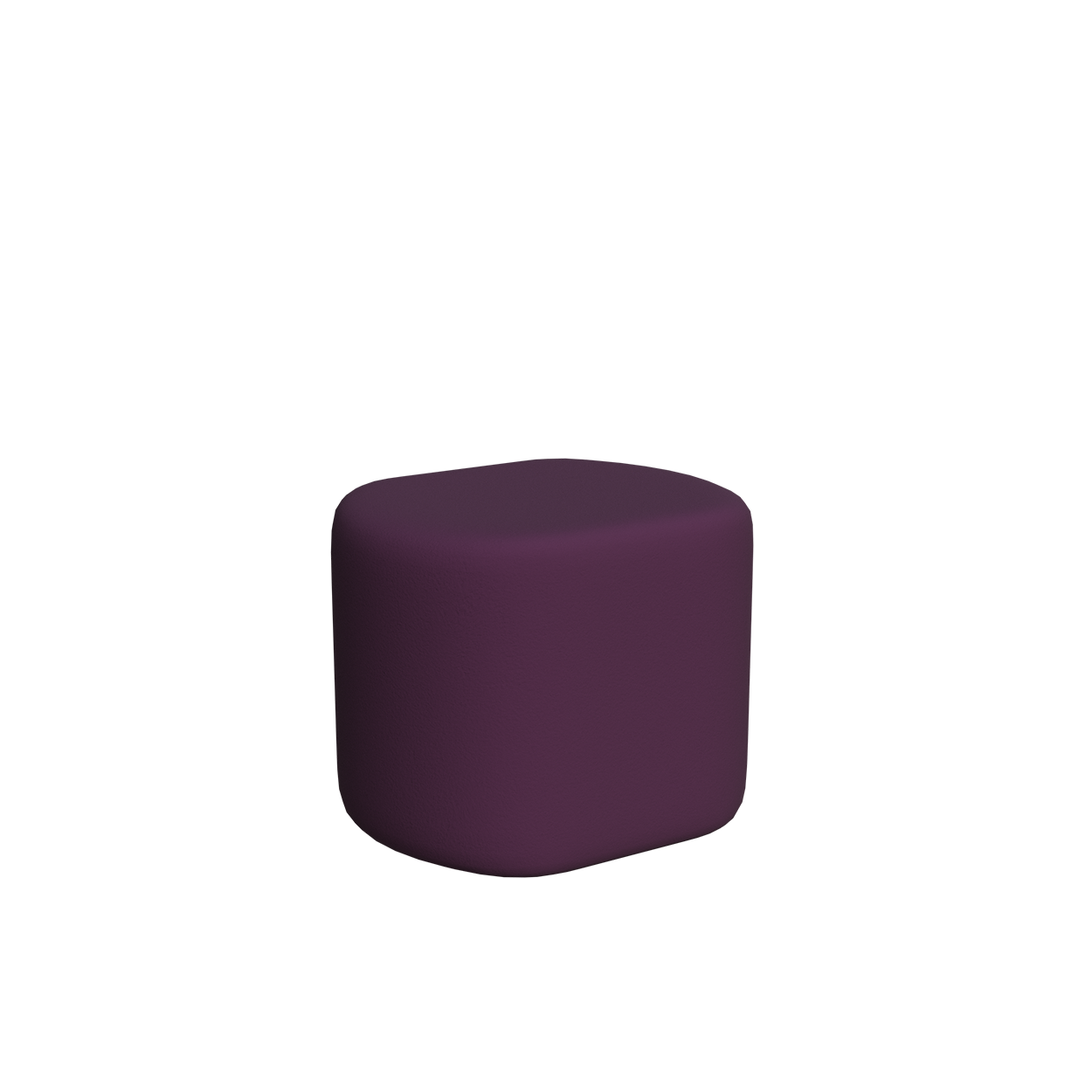 Abecca Anti Ligature Armadillo Limbershield Rounded Ottoman AR103 Pantone 518