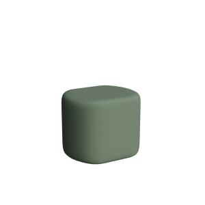 Abecca Anti Ligature Armadillo Limbershield Rounded Ottoman AR103 Pantone 5625